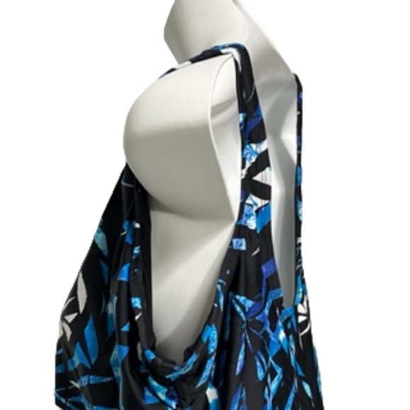 SWIMSUITS FOR ALL Sarong Front One-Piece Swimsuit NWT Size 22 - Picture 10 of 14